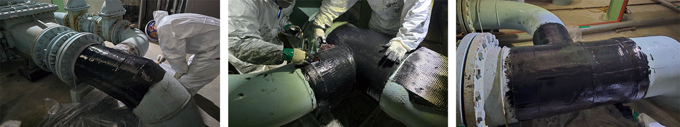 Composite sleeve local repair & reinforcement method image